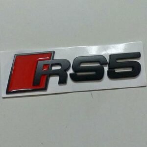 Logo RS5 rouge et noir